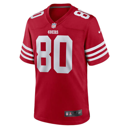 Jerry Rice San Francisco 49ers Nike Retired Team   Game Jersey - Scarlet
