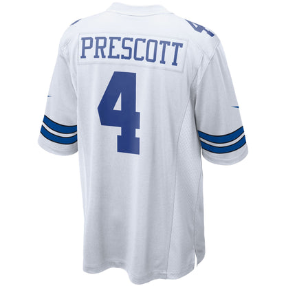 Dak Prescott Dallas Cowboys Nike Game Team Jersey - White