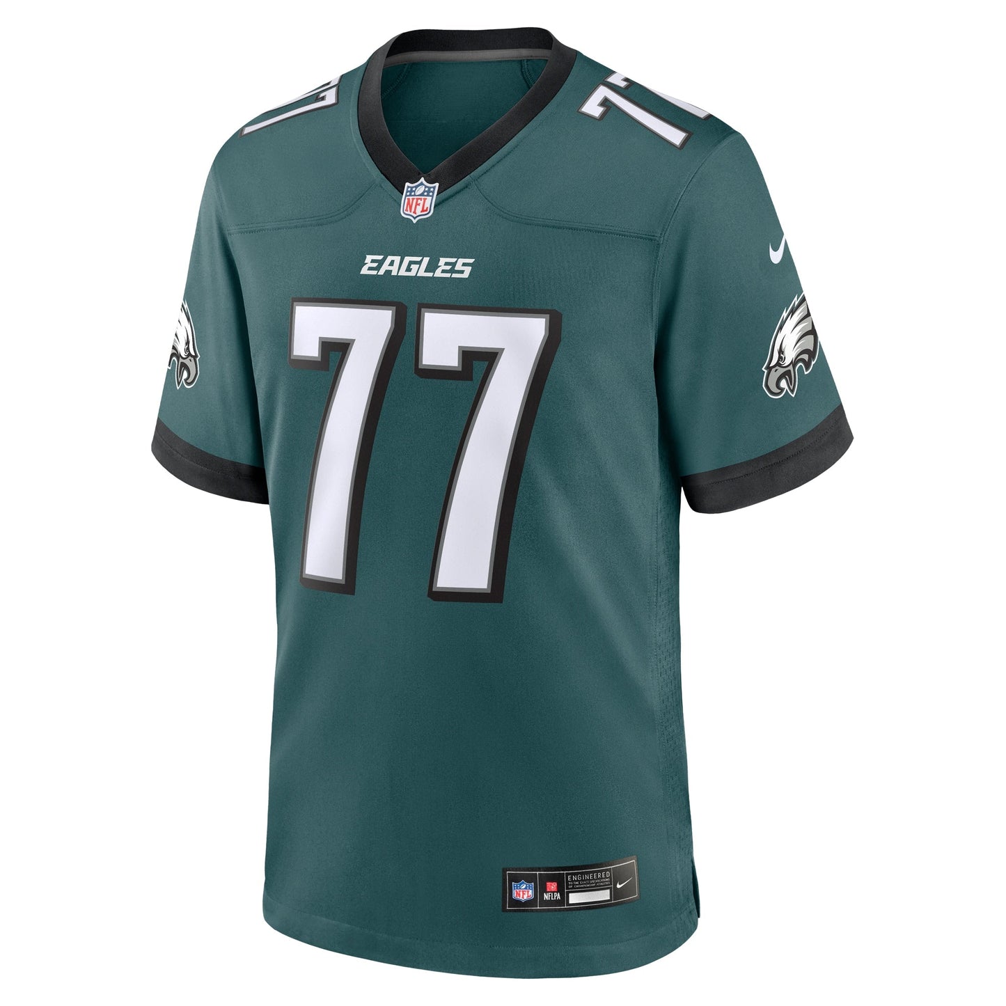 Mekhi Becton Sr. Philadelphia Eagles Nike Game Jersey - Midnight Green