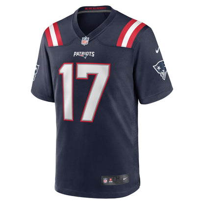 Bryce Baringer New England Patriots Nike Team Game Jersey -  Navy