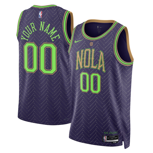 Unisex Boston Celtics Black 2024/25 Custom Swingman Jersey - City Edition