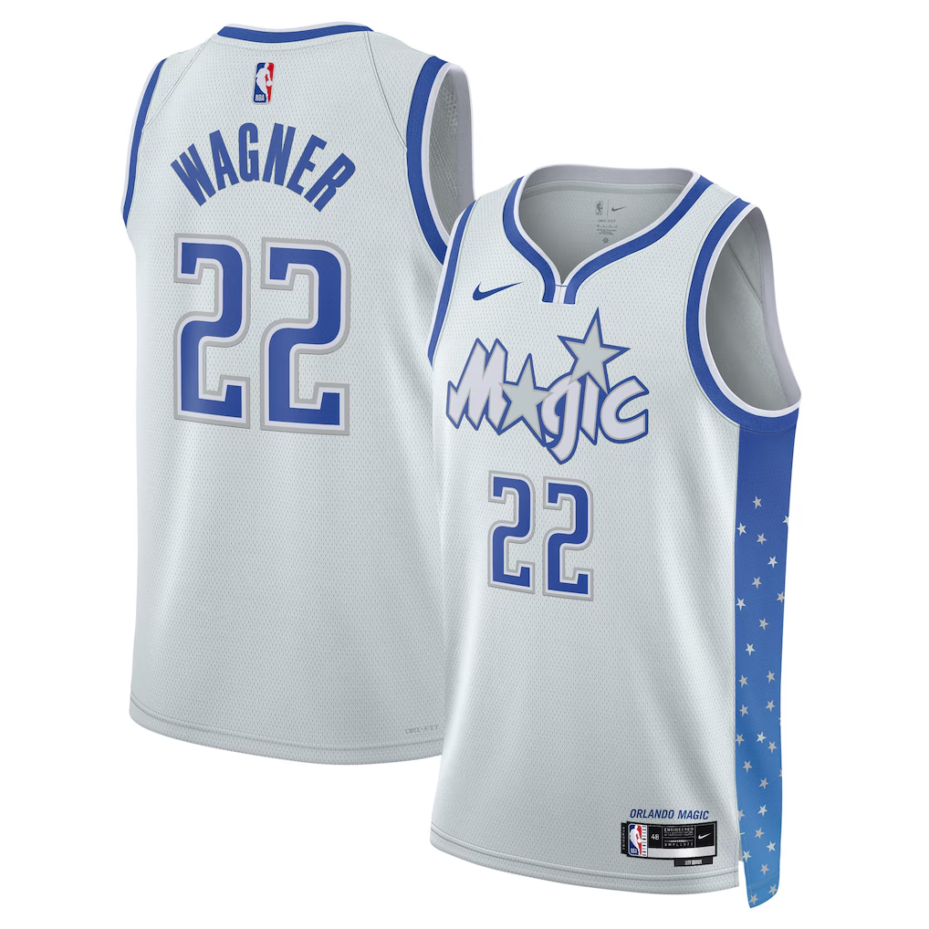 Orlando Magic Franz Wagner Nike Silver 2025/26 Swingman Jersey - City Edition