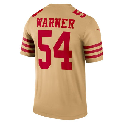Fred Warner 54 San Francisco 49ers Inverted Legend Jersey - Gold