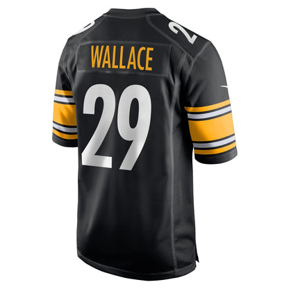 Levi Wallace Pittsburgh Steelers Nike Game   Jersey - Black