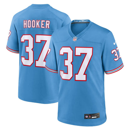Amani Hooker Tennessee Titans Nike Oilers Throwback   Game Jersey - Light Blue