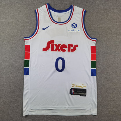 Unisex Philadelphia 76ers 2024/25 Embroidered Swingman Jersey City Edition