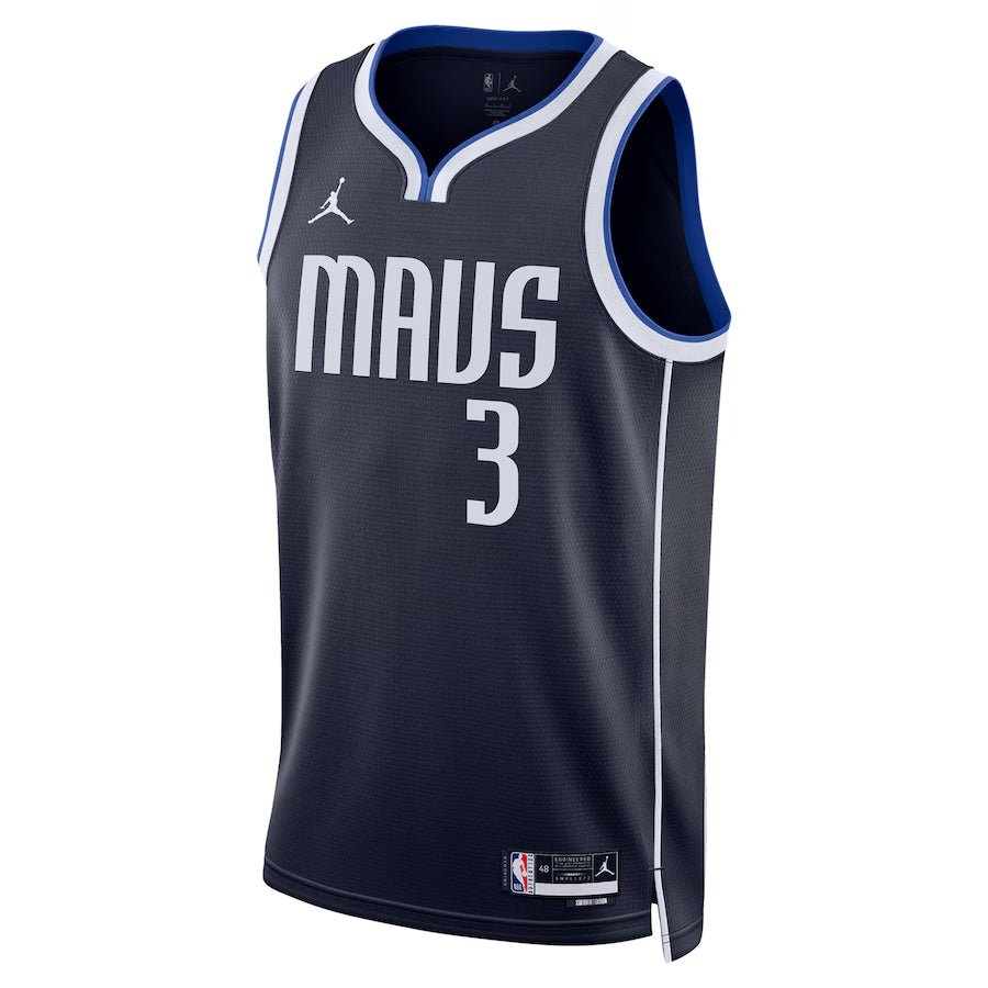 Dallas Mavericks Jordan Brand Statement Edition Swingman Jersey - Navy - Anthony Davis