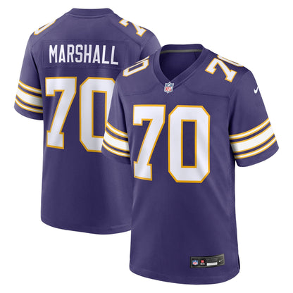 Jim Marshall Minnesota Vikings Nike Classic Retired   Jersey - Purple