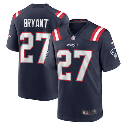 Myles Bryant New England Patriots Nike Game   Jersey - Navy