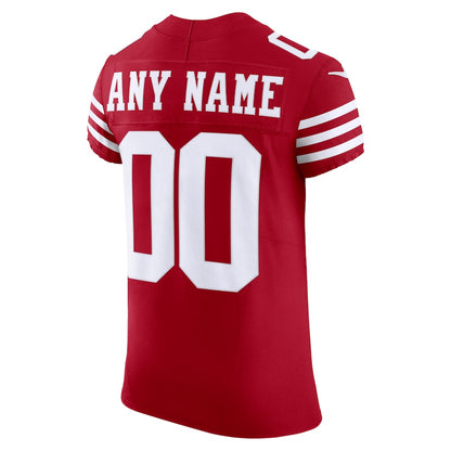 Men's Nike Scarlet San Francisco 49ers Vapor F.U.S.E. Elite Custom Jersey