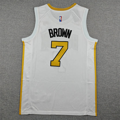 Boston Celtics Jaylen Brown #7 2026 City Edition - Embroidered Jersey