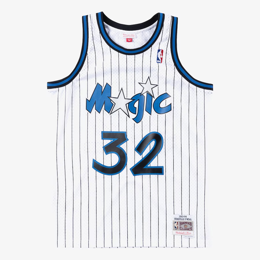Shaquille O'Neal Orlando Magic White Throwback Jersey