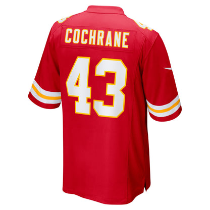 Jack Cochrane Kansas City Chiefs Nike Game   Jersey - Red