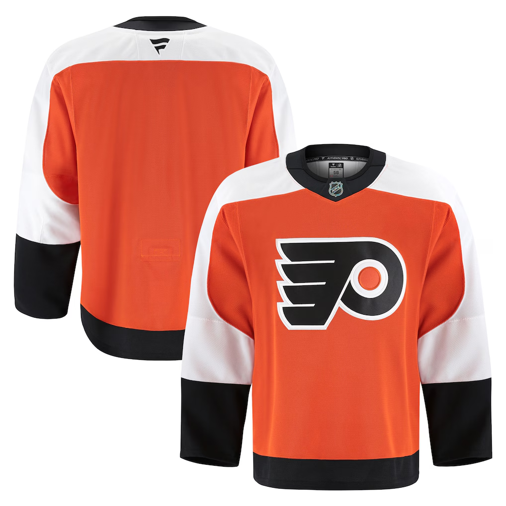 Men's Philadelphia Flyers Orange Blank Jersey