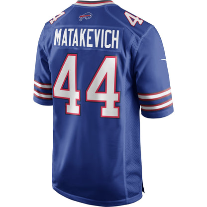 Tyler Matakevich Buffalo Bills Nike Game   Jersey - Royal