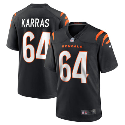 Ted Karras Cincinnati Bengals Nike Game   Jersey - Black