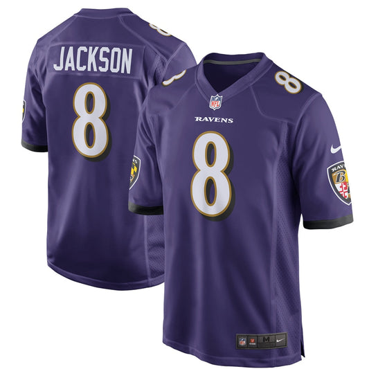 Lamar Jackson Baltimore Ravens Nike Game   Jersey - Purple