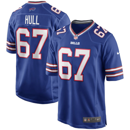 Kent Hull Buffalo Bills Nike Game Retired   Jersey - Royal