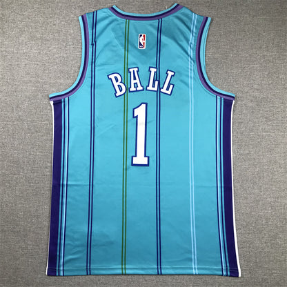 Charlotte Hornets LaMelo Ball #1 City Edition Swingman Jersey - Embroidered