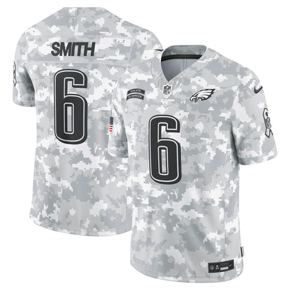 DeVonta Smith Philadelphia Eagles Nike 2024 Salute to Service Limited Jersey - Arctic Camo