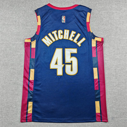 Cleveland Cavaliers Donovan Mitchell #45 City Edition - Embroidered Jersey