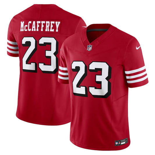 San Francisco 49ers 23# Christian McCaffrey Nike Vapor F.U.S.E. Limited Jersey