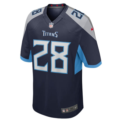 Chris Johnson Tennessee Titans Nike Retired   Game Jersey - Navy