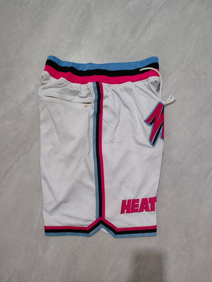 JUST DON Miami Heat Pocket Shorts