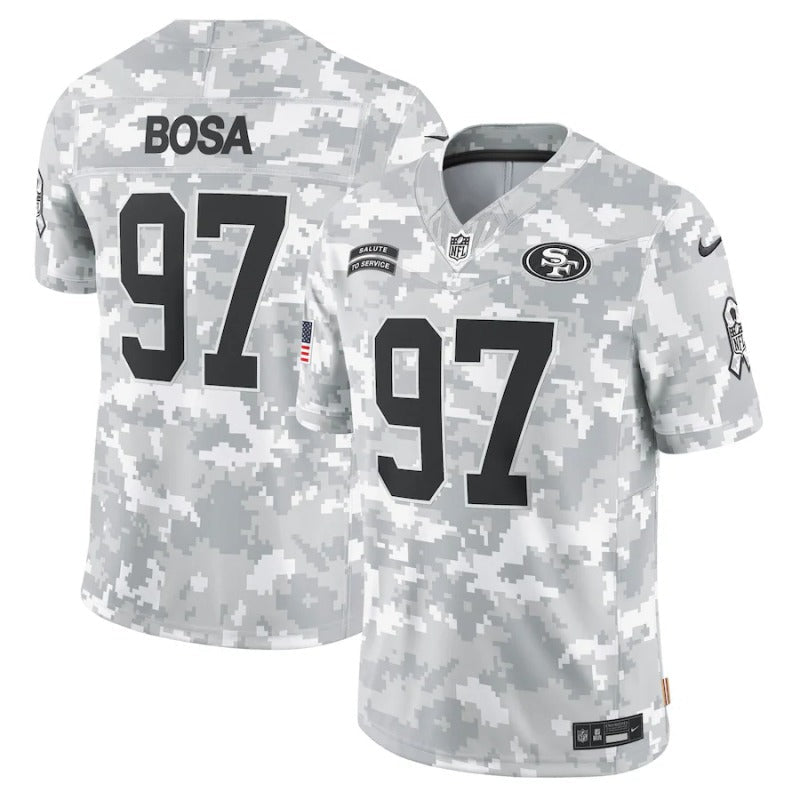 Nick Bosa San Francisco 49ers Salute To Service 2024 Jersey