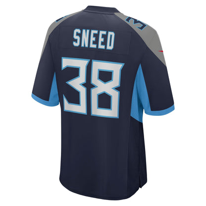 L'Jarius Sneed Tennessee Titans Nike Team Game Jersey -  Navy
