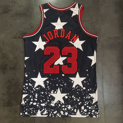 Michael Jordan Chicago Bulls 23 Black Thorwback Jersey