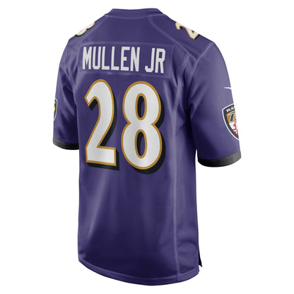 Trayvon Mullen Jr. Baltimore Ravens Nike Team Game Jersey -  Purple