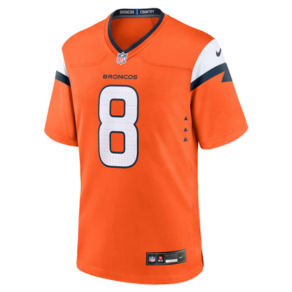 Jarrett Stidham Denver Broncos Nike Team Game Jersey -  Orange