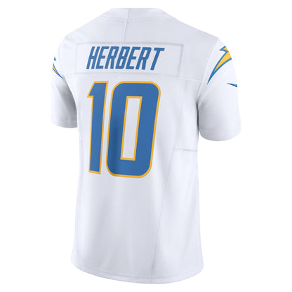 Justin Herbert Los Angeles Chargers Nike Vapor F.U.S.E. Limited Jersey - White