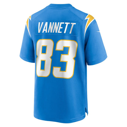 Nick Vannett Los Angeles Chargers Nike Team Game Jersey -  Powder Blue
