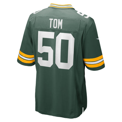 Zach Tom Green Bay Packers Nike Game   Jersey - Green