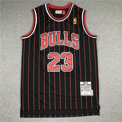 Michael Jordan Chicago Bulls 23 Black Jersey