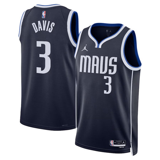 Dallas Mavericks Jordan Brand Statement Edition Swingman Jersey - Navy - Anthony Davis