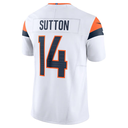 Courtland Sutton Denver Broncos Nike Mile High Collection Vapor F.U.S.E. Limited Jersey - White