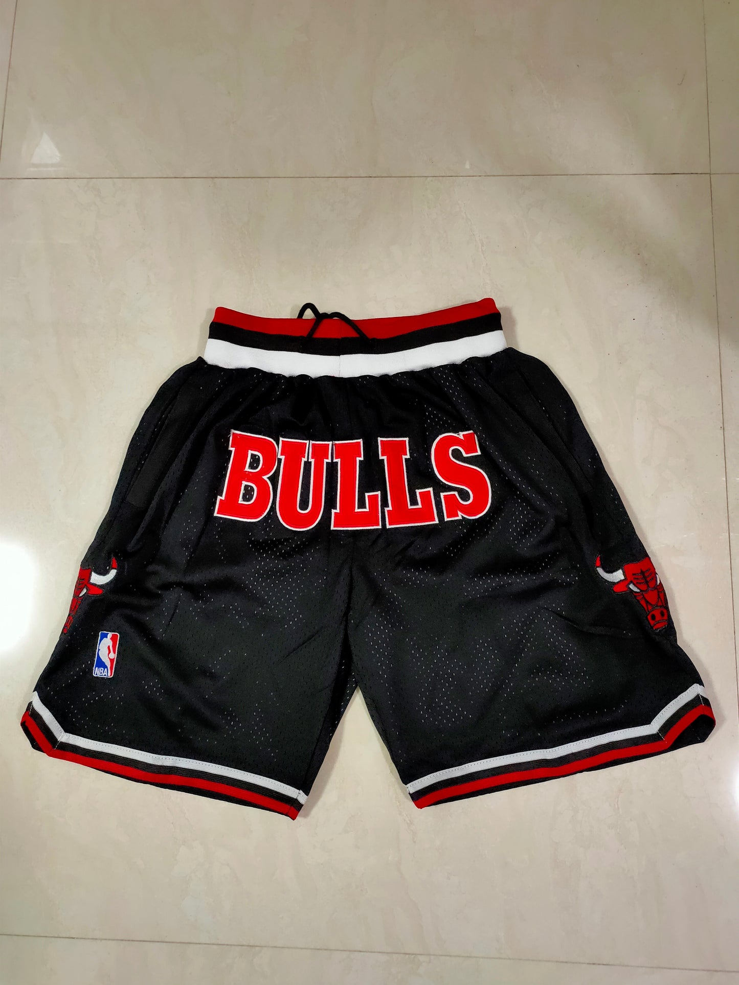 Chicago Bulls Black Collaboration Retro Pocket Shorts