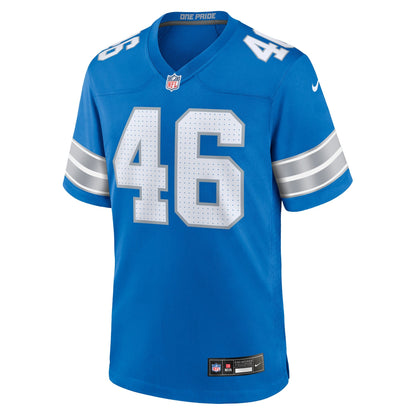 Jack Campbell Detroit Lions Nike Game Jersey - Blue