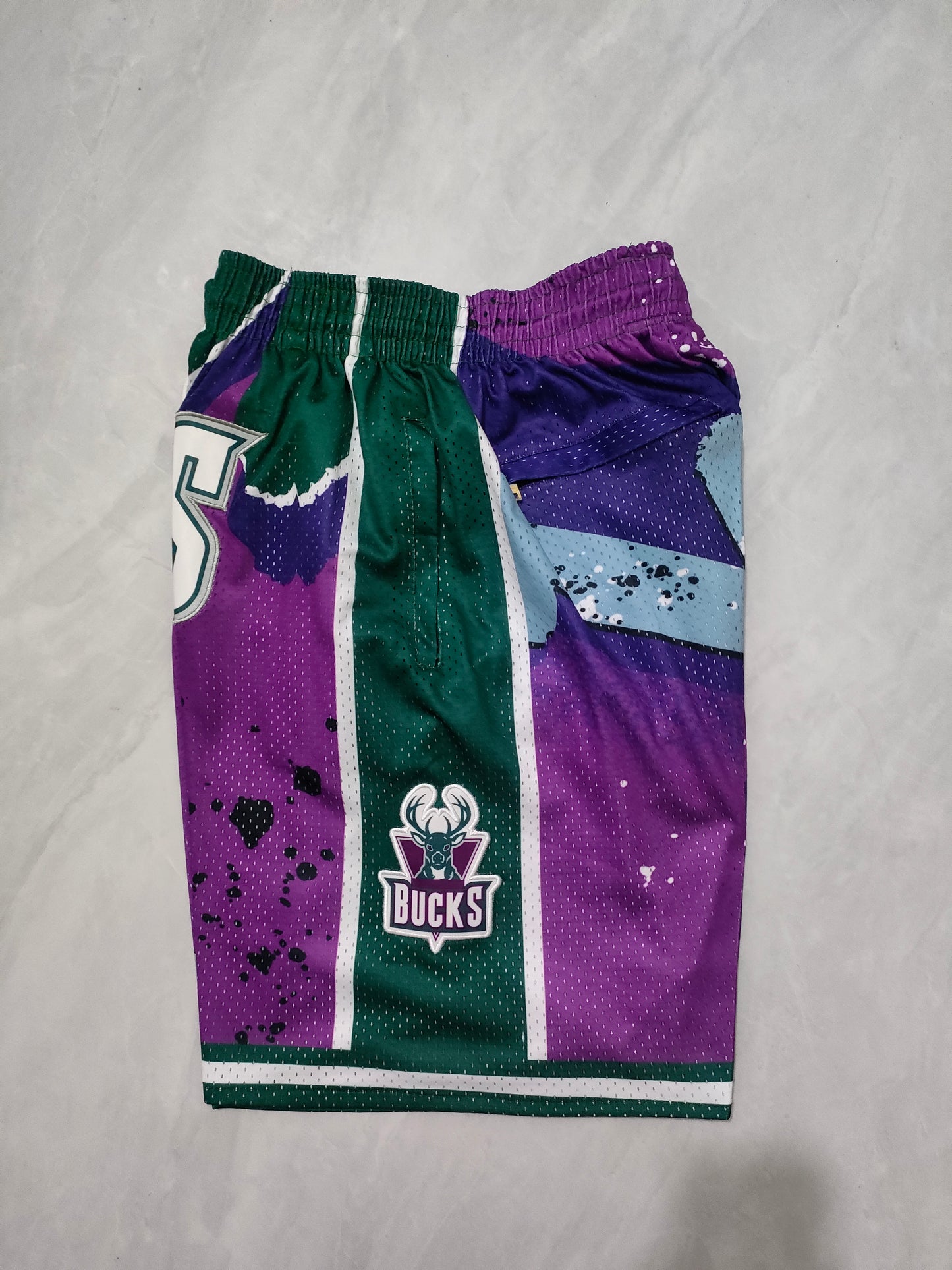 Milwaukee Bucks Purple Swingman Pocket Shorts