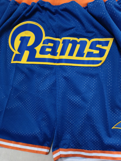 JUST DON Los Angeles Rams Pocket Shorts