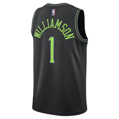 New Orleans Pelicans Zion Williamson Nike Black 2025/26 Swingman Jersey - City Edition