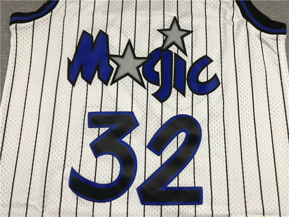 Shaquille O'Neal Orlando Magic White Throwback Jersey