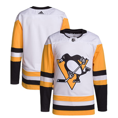 Men's Pittsburgh Penguins adidas White Away Primegreen Authentic Jersey