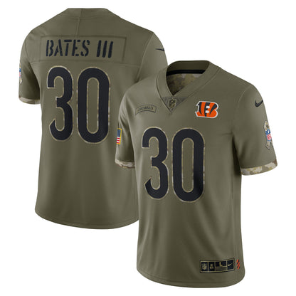 Jessie Bates III Cincinnati Bengals Nike Salute To Service Limited Jersey - Olive