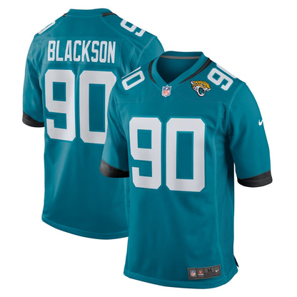 Angelo Blackson Jacksonville Jaguars Nike Team Game Jersey -  Teal