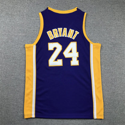 Youth Kobe Bryant Los Angeles Lakers #24  Embroidered  Jersey
