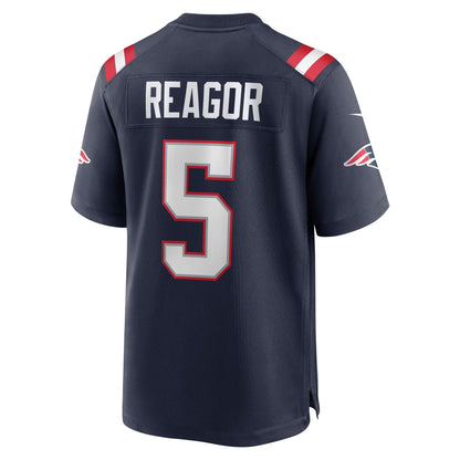 Jalen Reagor New England Patriots Nike Team Game Jersey -  Navy